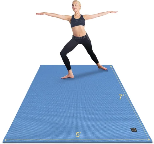 Vista 11 de GXMMAT Large Yoga Mat 6'x4'/6'x6'(7mm) & 7'x5'(9mm)