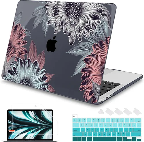 Vista 12 de Mektron Funda para MacBook Pro de 16 Pulgadas A2141 Versión 2019 con Pantalla Liquid Retina/Touch ID, Carcasa Rígida de Plástico con Funda