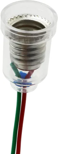 Vista 3 de 10 Uds. E10 Lámparas base LED de montaje en tornillo pequeño soporte de luz base portalámparas con enchufe de alambre para circuito accesorios
