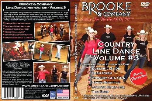 Vista 6 de Country Line Dance Lessons Volume #3 - Party Favorites by Brooke & Company