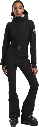 Vista 117 de GSOU SNOW Traje de esquí para mujer, traje de nieve delgado de una pieza, chaqueta de nieve, impermeable, resistente al viento, deportes al aire