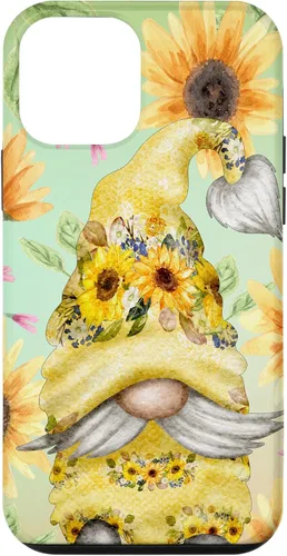 Vista 16 de Sunflower Gnome for Garden Mom Hippies Cute Summer Pattern Case for iPhone 17