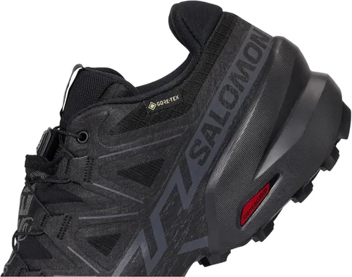 Vista 7 de Salomon Speedcross 6 GTX para mujer Negro/Negro/Fantasma