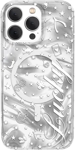 Vista 13 de VELVET CAVIAR Funda compatible con MagSafe para iPhone 15, probada en caídas de 10 pies, estampado de leopardo y amatista morada