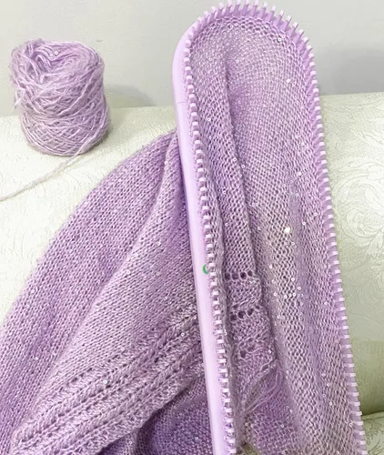 Vista 8 de Authentic Knitting Board Telar multi-tejido ajustable, piezas de enganche, calibre pequeño y grande