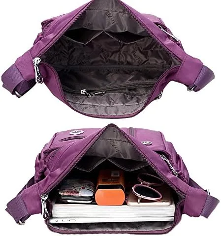 Vista 5 de Fabuxry - Bolsas y Bolsos de Hombro para Mujer Bolso mensajero