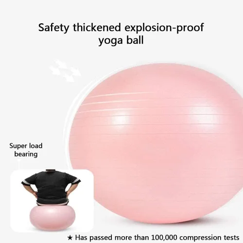 Vista 5 de MDybf Pelota de fitness Pelota de yoga Pilates Pelota de parto Pelota de pérdida de peso Moldeando Fisioterapia Asistida Balón de Entrenamiento