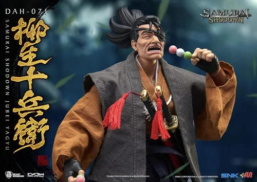 Vista 5 de Beast Kingdom Samurai Shodown: Jubei Yagyu DAH-071 - Figura de acción dinámica de 8 cciones, multicolor