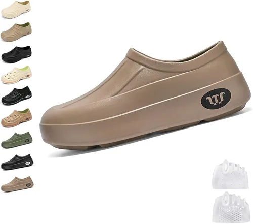 Vista 10 de Armadillo Zuecos para mujeres y hombres, zapatos de chef Armadillo, zuecos cómodos antideslizantes, zapatos de chef para mujeres y enfermeras