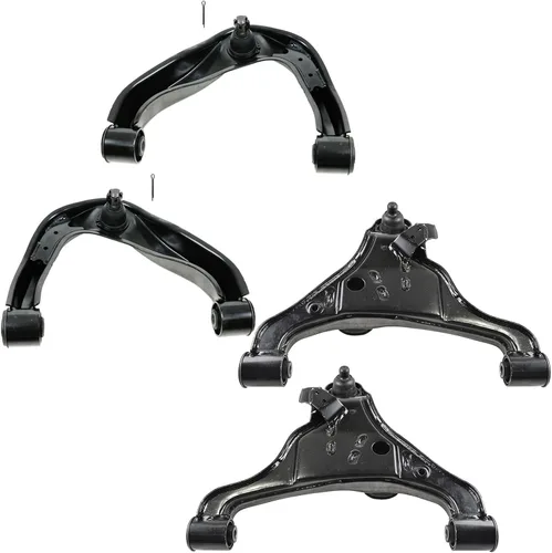 Vista 79 de TRQ Brazo de control superior e inferior del lado del conductor y del pasajero con juego de rótulas compatible con Chevrolet GMC 89-02