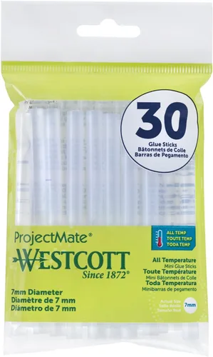 Vista 11 de Westcott ¡Muy genial! Barras de pegamento de baja temperatura para jóvenes artesanos, paquete de 360