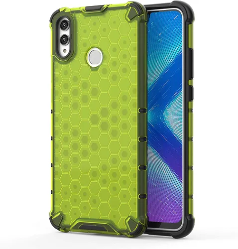 Vista 89 de Pzwoxukhov Funda compatible con Huawei Nova 3i, compatible con Huawei P Smart+ 2018 Honeycomb Anti-Drop Shock-Absorbing Case Negro