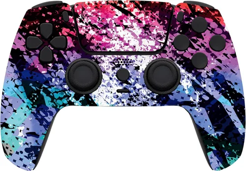 Vista 59 de Custom Wireless Controller Compatible with PS5 - Multiple Designs Available (Abstract Fusion)