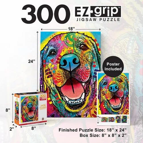 Vista 2 de Masterpieces Rompecabezas EZ Grip de 300 piezas - I'm Rocky, Nice to Meet You - 18"x24