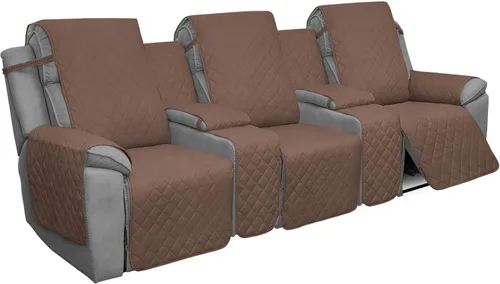 Vista 23 de Easy-Going - Funda reclinable con consola, funda de sofá reversible para sala de estar, funda de sofá dividida para cada asiento con correas