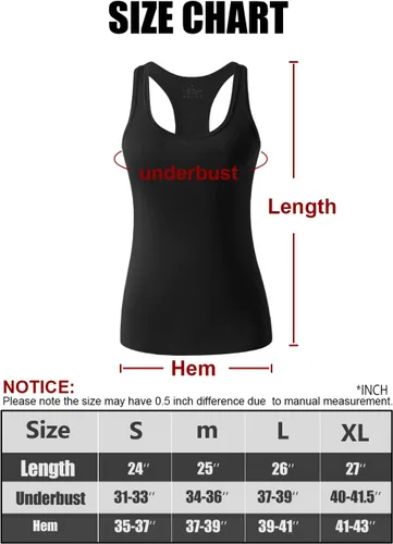 Vista 5 de Star Vibe Camiseta sin mangas de entrenamiento con espalda cruzada para mujer, camiseta sin mangas para yoga, paquete de 4