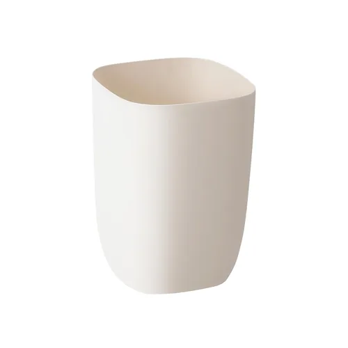 Vista 7 de Cubo de Basura para Baño, Cubo de Basura Rectangular de Plástico con Soporte para Forro de Basura para Dormitorio, Sala de Estar, Pequeña Cesta