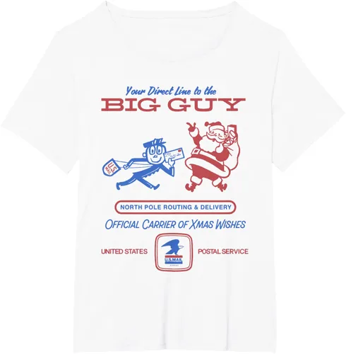 Vista 5 de USPS Camiseta oficial de Carrier of Xmas Wishes Christmas Delivery