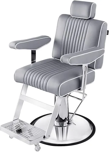 Vista 7 de Dir Silla de hilo de salón Silla de peluquería Silla reclinable multiusos Silla de peluquería Ejecutivo