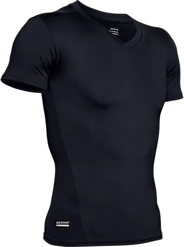 Vista 5 de Under Armour Camiseta de compresión táctica HeatGear cuello en V para hombre