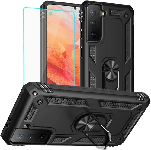 Vista 43 de Yiakeng Funda para Samsung Galaxy S8, Samsung S8, funda protectora de grado militar con anillo para Samsung Galaxy S8 (verde militar)