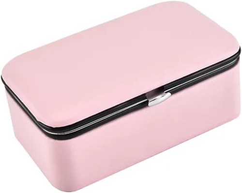 Vista 6 de PACKOVE Joyero para mujer, organizador de joyas portátil para viaje