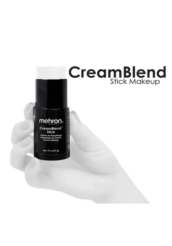 Vista 3 de Mehron CreamBlend White Makeup Stick Multicolor