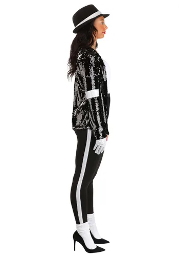 Vista 6 de Disfraz de Moonwalk de Michael Jackson para Mujer Multicolor