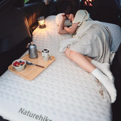 Vista 8 de Naturehike Colchón de coche de TPU grueso de 2.56 pulgadas para SUV, camping, almohadilla de dormir autoinflable, colchón de aire de espuma