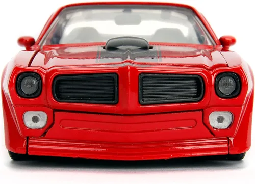 Vista 3 de Jada Big Time Muscle 1:24 1972 Pontiac Firebird - Coche fundido a presión, juguetes para niños y adultos