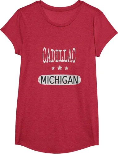 Vista 73 de Vintage Cadillac Michigan Camiseta