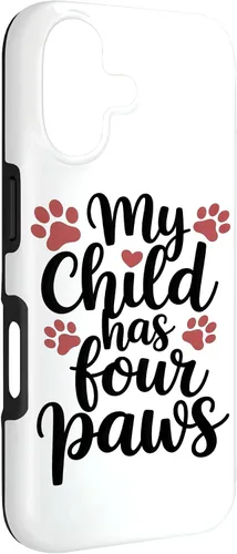 Vista 3 de My Child Has Four Paws Pet Parent Case for iPhone 17