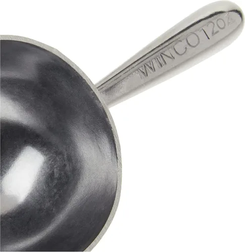 Vista 3 de Winco AS-12, pala de residuos de aluminio, 12 onzas, M, Aluminio