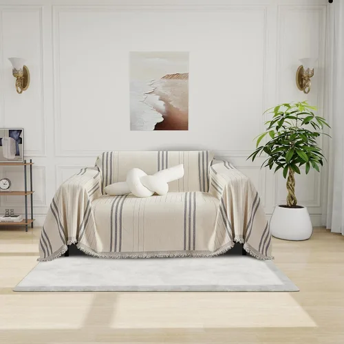 Vista 23 de DREAMINGO Funda de Sillón de Chenilla Fundas de Sofá Jacquard Lavables Protector de Muebles Funda de Sofá Reclinable 1 Cojín Funda de Silla