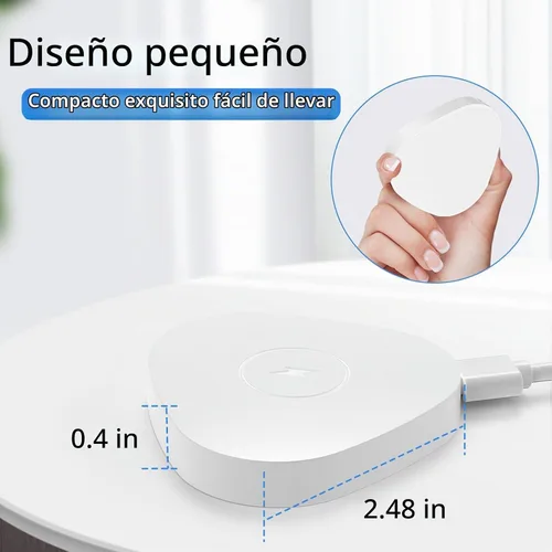 Vista 6 de Cargador inalámbrico compatible con Sonos Roam Gen 2nd/1st, base de carga magnética, base de carga para altavoz Bluetooth portátil para Sonos Roam