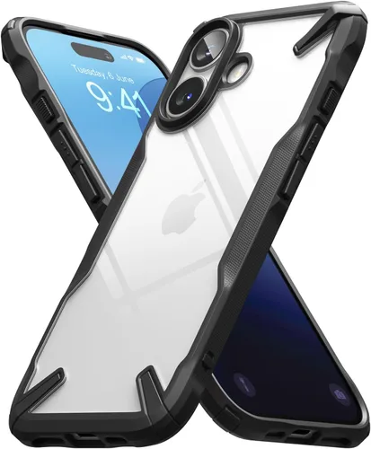 Vista 18 de Funda Ringke Fusion-X para iPhone 15 [Recortes precisos para lentes de cámara] Funda protectora a prueba de golpes de amortiguación pesada de ajuste