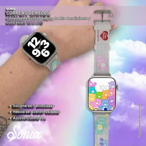 Vista 4 de Correa Sonix para Apple Watch - Oficialmente Licenciada, Compatible con Apple Watch de 41 mm / 40 mm / 38 mm Care Bears Pastel