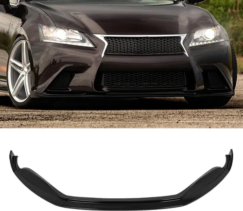 Vista 18 de SCITOO Alerón de borde de parachoques delantero mate negro para Ford Focus ST años 2013-2014 - Spoiler frontal de polipropileno