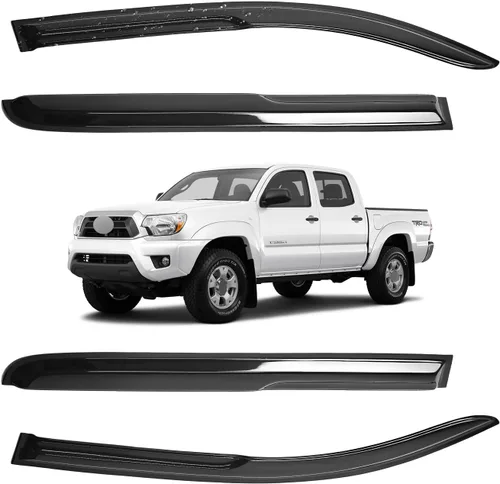 Vista 73 de Viseras para ventanas para Mazda 3 Sedán 4 puertas 2004 2005 2006 2007 2008 2009 estilo JDM Mugen, deflector de viento, protector solar y de lluvia