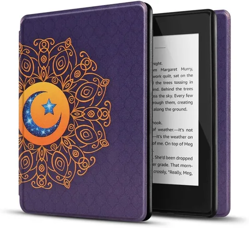 Vista 12 de TNP - Funda delgada para Kindle Paperwhite de 10ª generación, 2018 flor de Almond Blossom