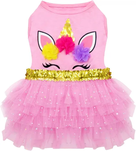 Vista 9 de KYEESE Vestido de Navidad para Perro de Cuadros Búfalo Rojos, Vestidos para Perros con Corbatín, Vestido para Perro Pequeño 0#Buffalo Check