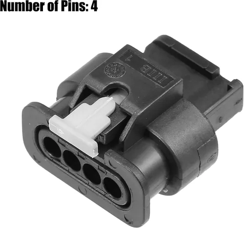 Vista 4 de uxcell 1 Unidades No.4F0973704 4 Way Mapa Sensor Conector Adaptador Plug Clip Kit Reemplazo para VW para Audi
