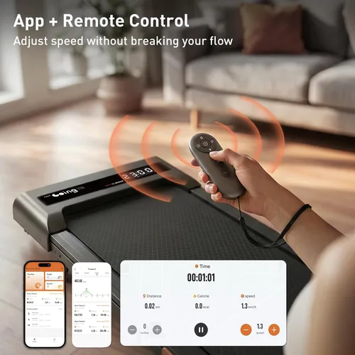 Vista 7 de Cybergoing T10 Walking Pad Treadmill Powered By Bosch®, Under Desk