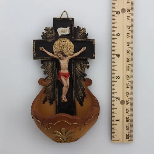 Vista 3 de CB St Benedict Crucifix Holy Water Fuentes