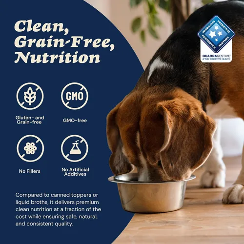 Vista 6 de CLEAR CONSCIENCE PET® Paw Jus™ SuperGravy® - Comida natural para perros, mezcla de caldo de hidratación, condimento para croquetas sin gluten