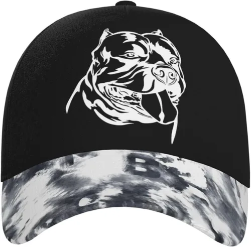 Vista 4 de American Bully Dog Hat Adjustable Baseball Cap for Men Women Dad Hat