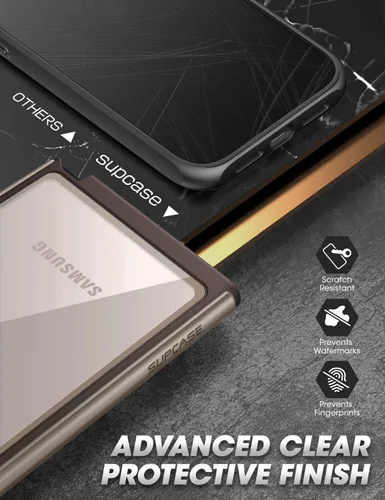 Vista 8 de SUPCASE Funda para Samsung Galaxy S23 Ultra con protector de pantalla integrado (Edge XT), [compatible con huellas dactilares]