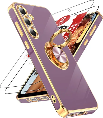 Vista 78 de LeYi Funda para iPhone XR: con Protector de Pantalla de Vidrio Templado [Paquete de 2] Soporte de Anillo Giratorio de 360°, Soporte Magnético