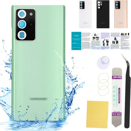 Vista 76 de Compatible con Samsung Galaxy Note 8 - Carcasa trasera de repuesto de cristal de 6.3 pulgadas, SM-N950, todos los portadores con manual de Negro