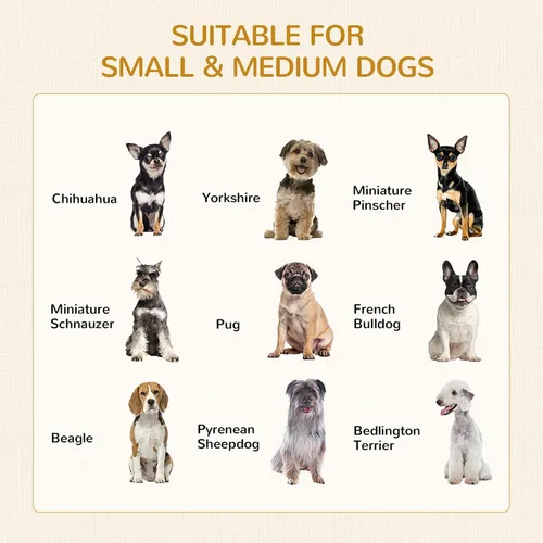 Vista 8 de PawHut Mueble de jaula para perros con cojín suave resistente al agua, mesa